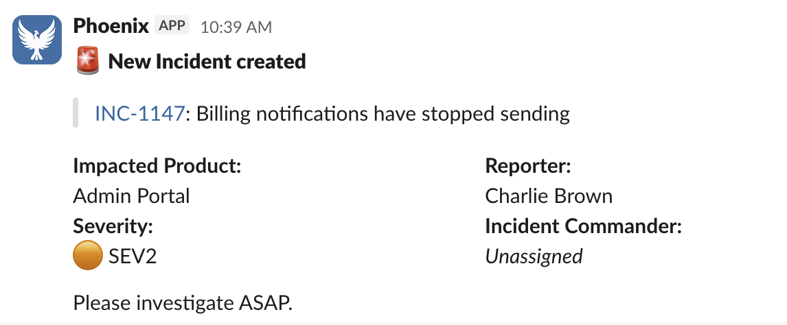 Team Notified